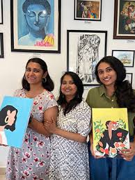 Sketching, Oil painting, Acrylic color, Fine art classes by Art beat