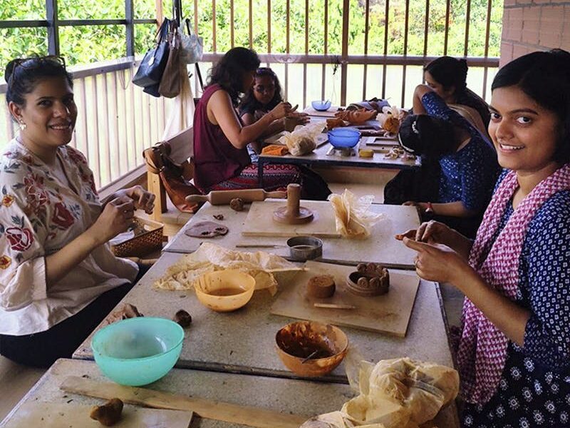 One Day Wheel Pottery Workshop by Mud effects Pottery studio