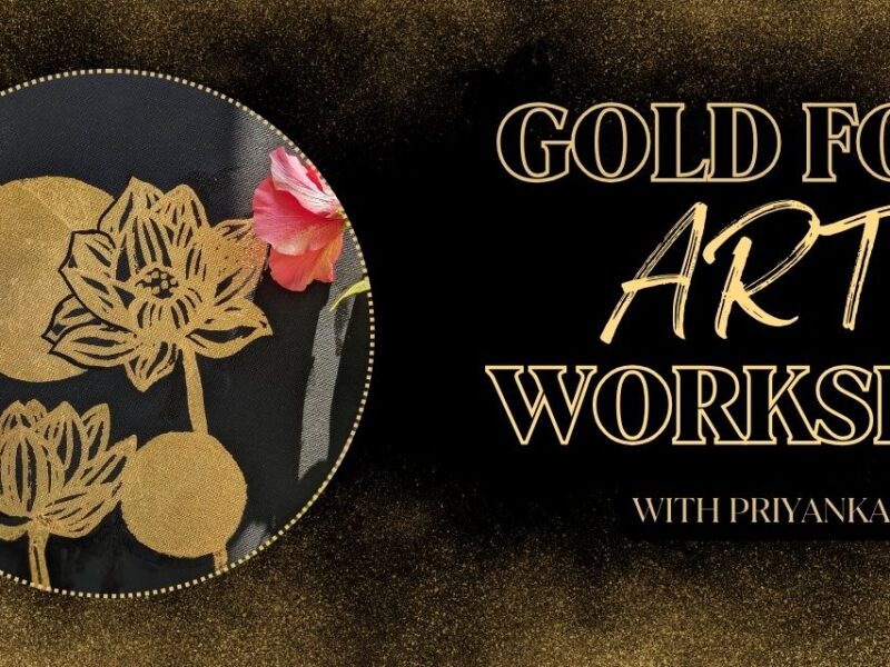 Gold foil painting workshop by @studiochhavibangalore | Bellandur, Bangalore