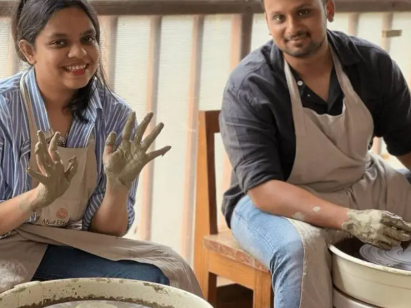 One Day Wheel Pottery Workshop by Mud effects Pottery studio