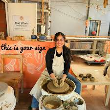 One Day Wheel Pottery Workshop by Mud effects Pottery studio
